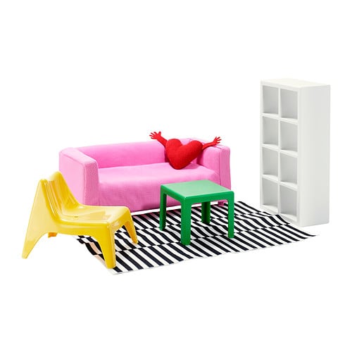 tiny replicas of signature Ikea pieces