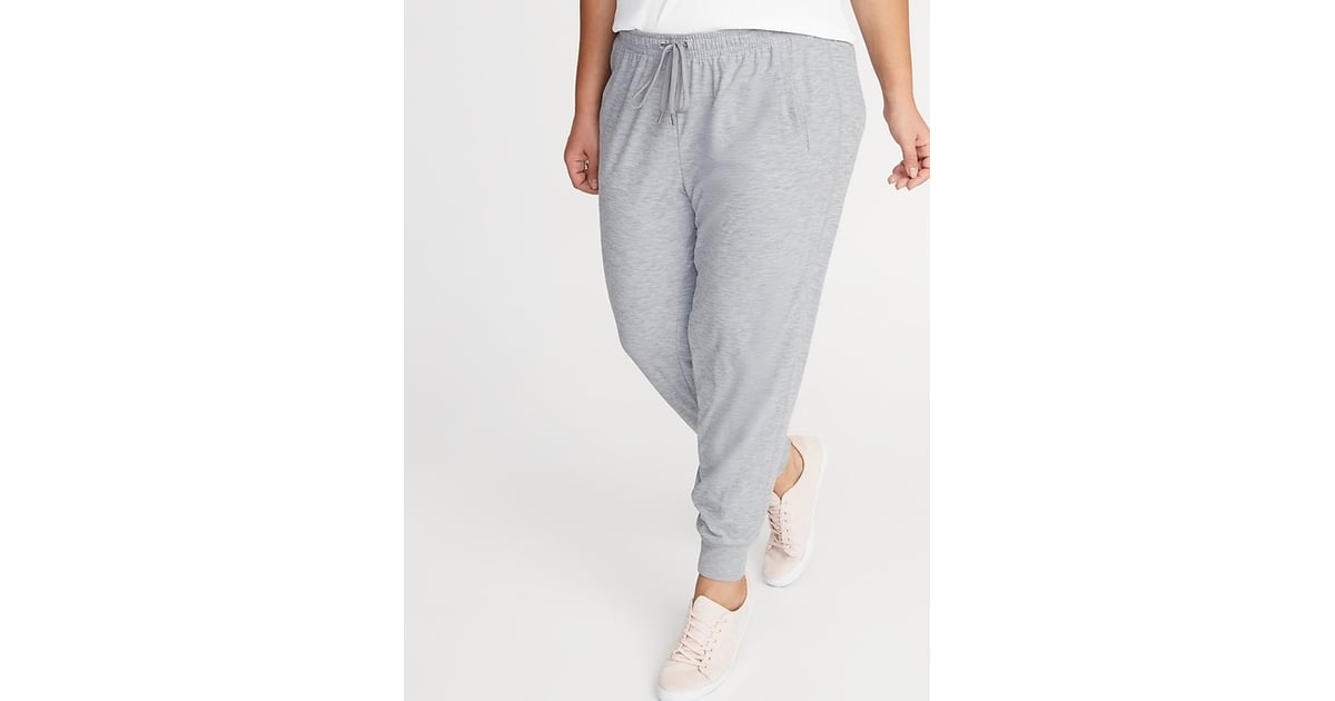 Old Navy Breathe ON Plus-Size Jogger Pants in Light Heather Gray | How ...