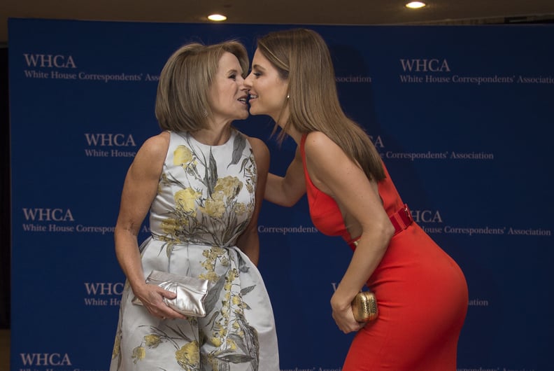 Katie Couric and Maria Menounos