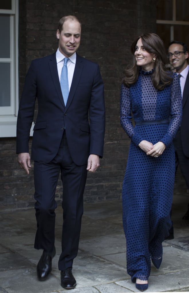 Kate Middleton in Saloni Gown at Palace Reception