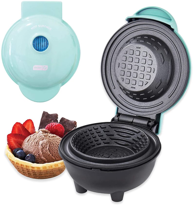 Dash Mini Pizzelle Maker in Red Metallic