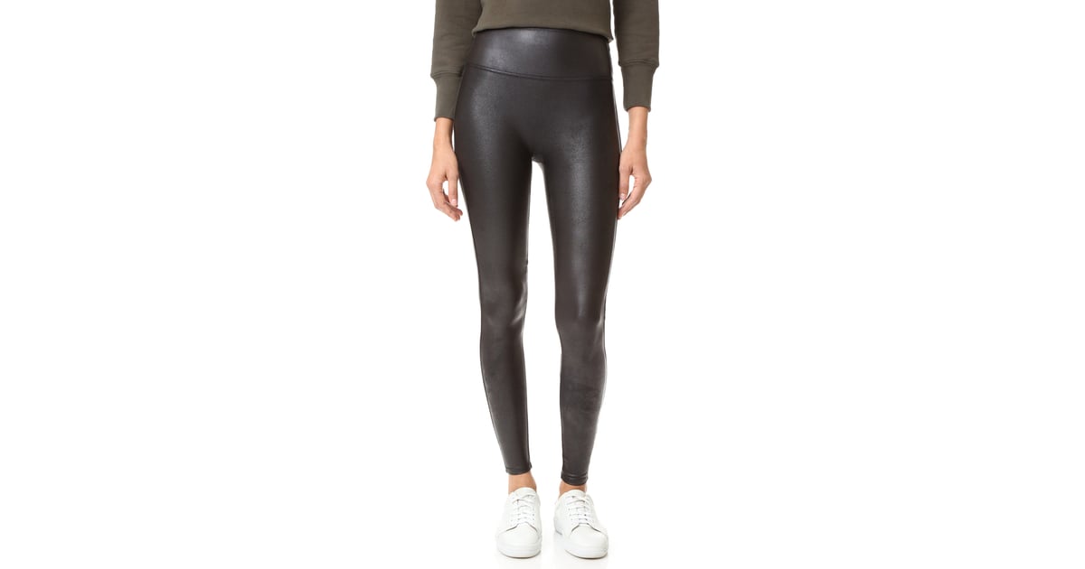 Spanx Faux Leather Leggings What to Wear to Jury Duty POPSUGAR