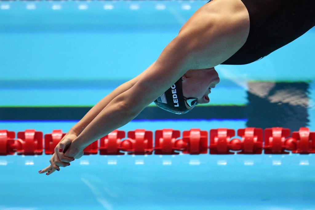 Katie Ledecky Swimming the 800m
