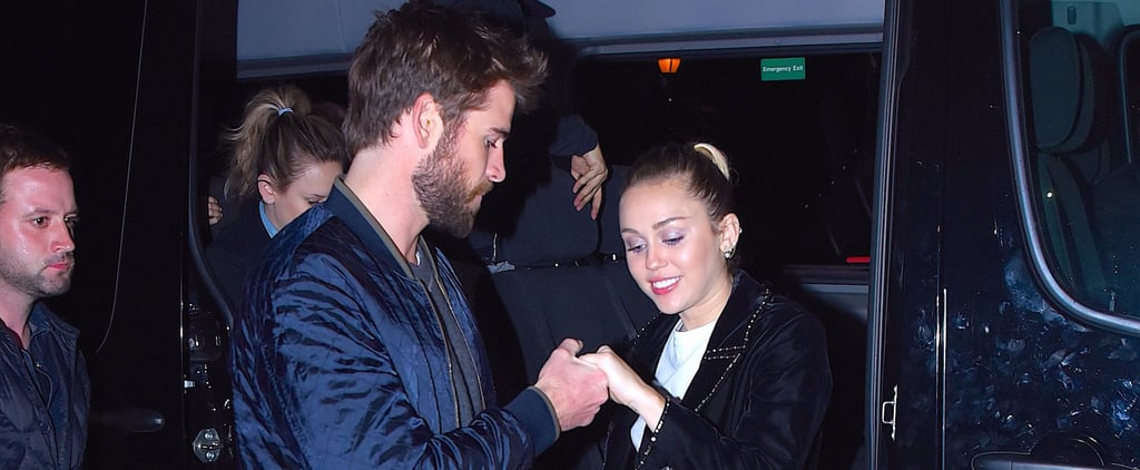 Liam Hemsworth and Miley Cyrus Out in NYC November 2017