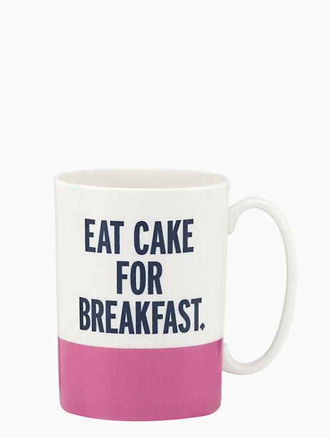 Kate Spade Things We Love Eat Cake For Breakfast Mug
