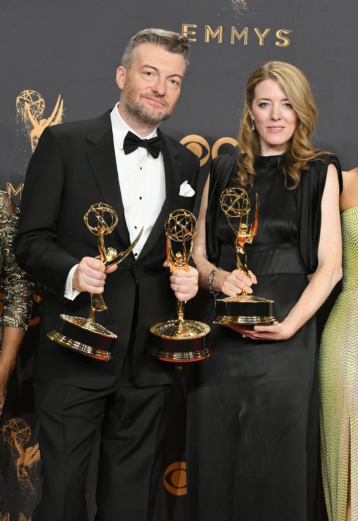 Charlie Brooker and Annabel Jones
