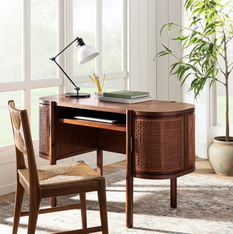 Threshold designed With Studio McGee Portola Hills Caned Desk