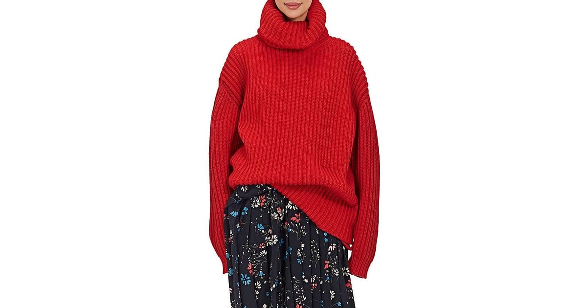 Balenciaga Women's Wool Oversize Sweater | What to Shop | Sept. 5, 2017
