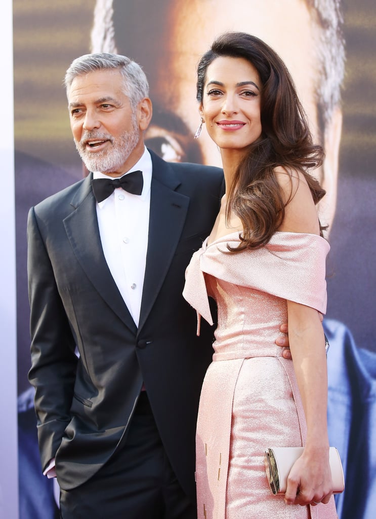 Amal Clooney's Pink Prada Gown