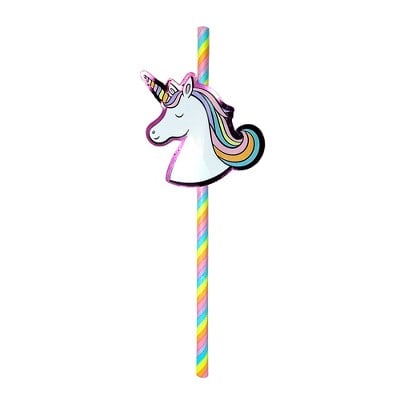 Unicorn Straws 20 Count