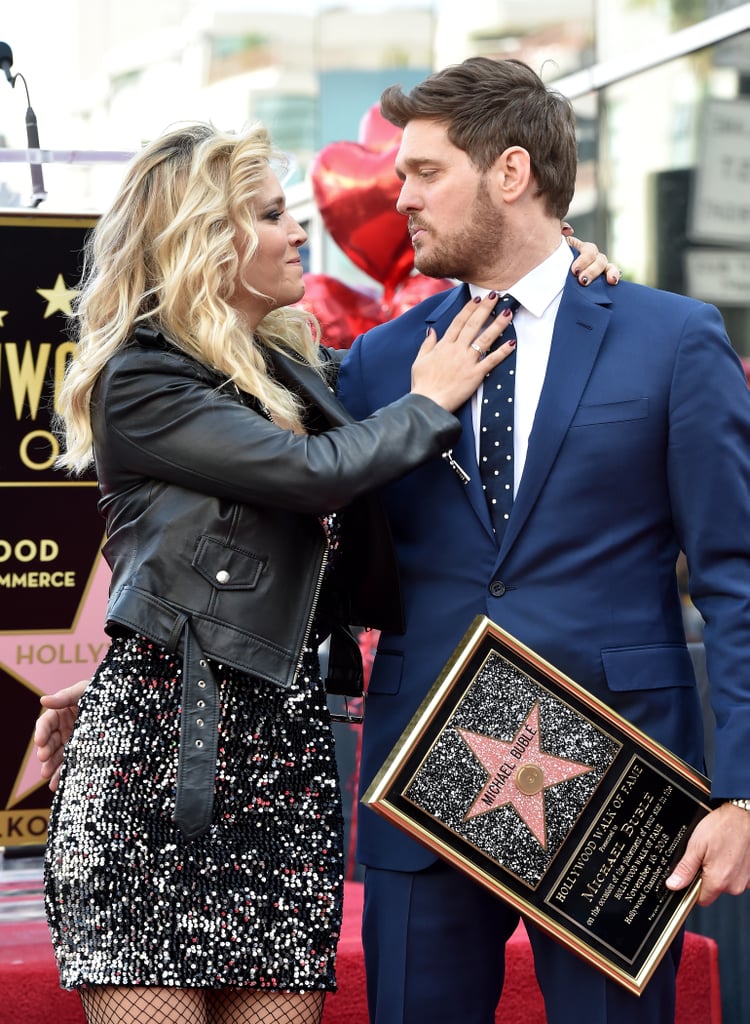 Michael Bublé at Hollywood Walk of Fame Ceremony 2018