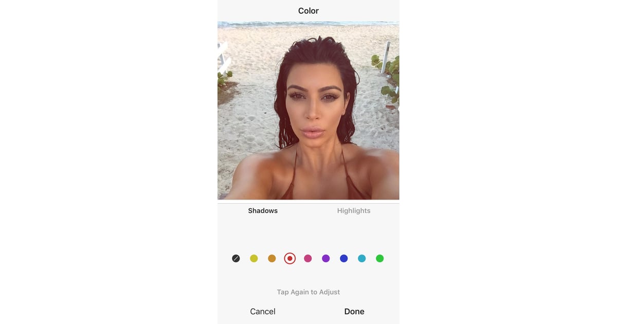 Kim Kardashian With Red Filter The Best Instagram Filter For Selfies