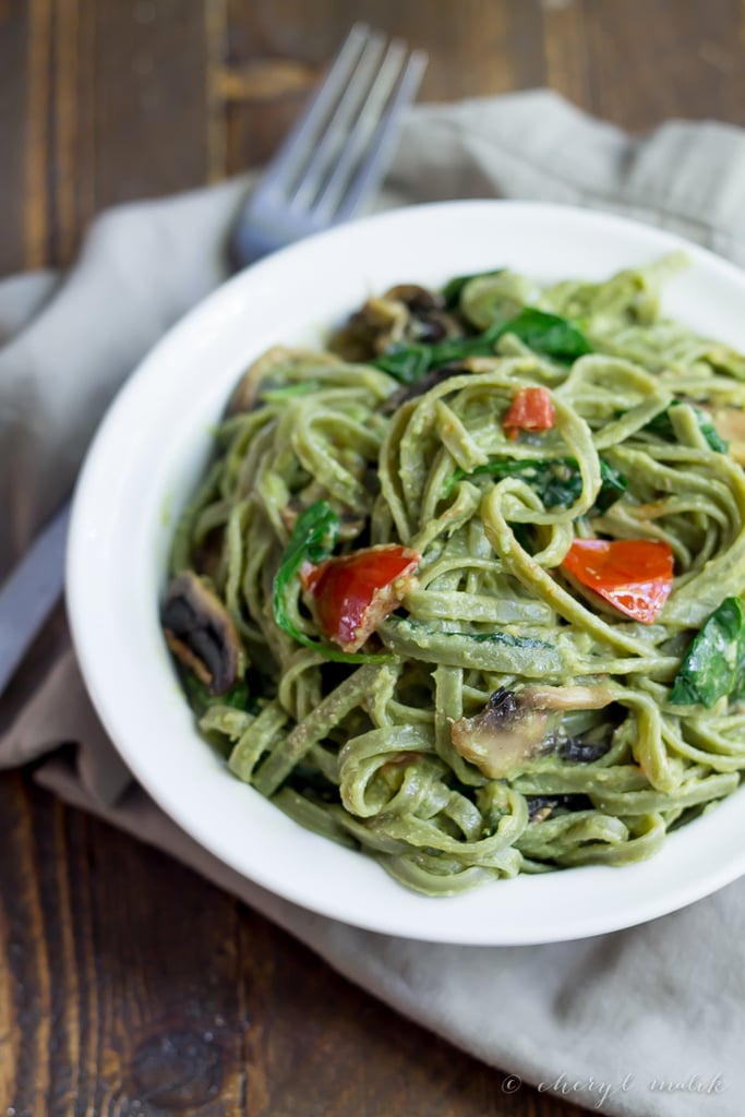 Dairy-Free Avocado Alfredo Pasta