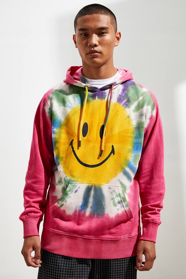 Chinatown Market X Smiley Tie-Dye Hoodie Sweatshirt