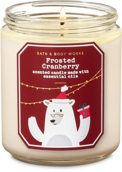 Bath & Body Works Frosted Cranberry Single Wick