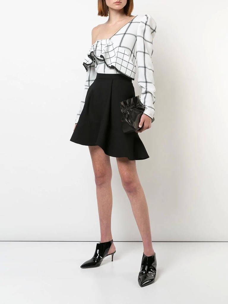 Windowpane Blouse