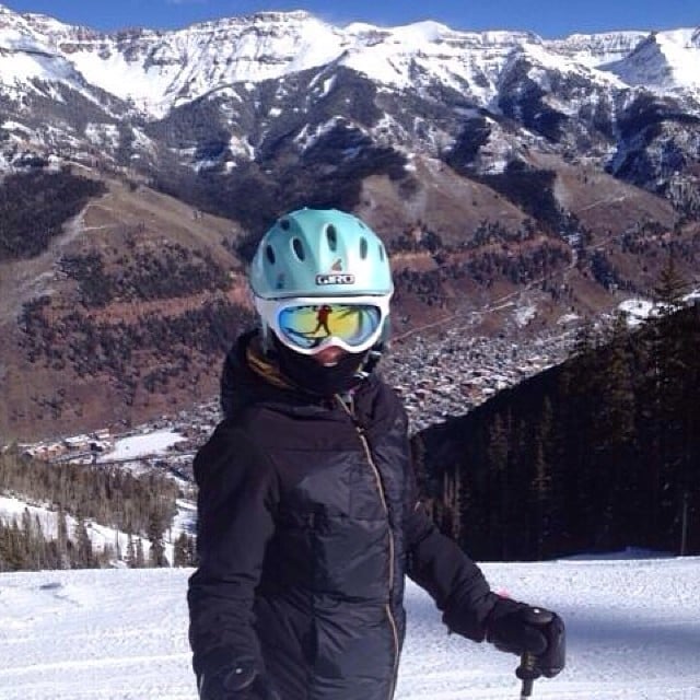 Kelly Ripa hit the slopes. 
Source: Instagram user kellyandmichael