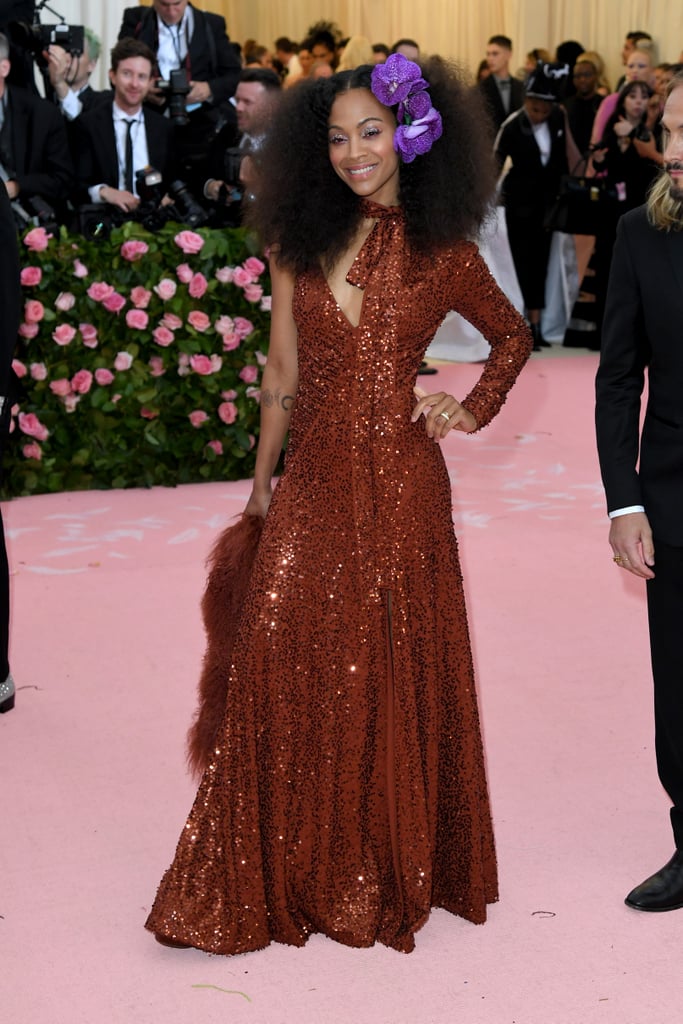 Zoe Saldana at Met Gala 2019