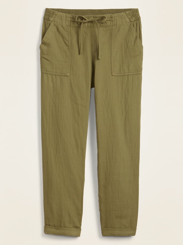 Old Navy Mid-Rise Soft-Twill Utility Pants | Comfortable Pants For ...