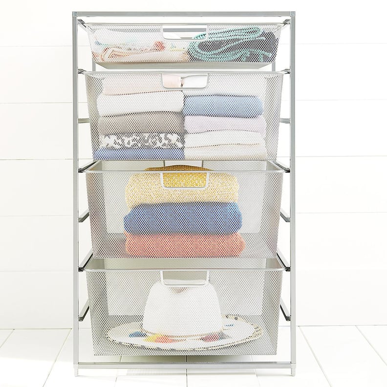 Elfa Platinum Mesh Closet Drawers Starter Kit