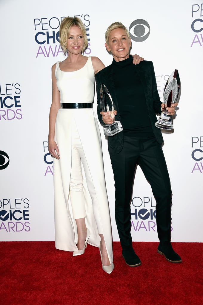 Ellen DeGeneres Portia de Rossi People's Choice Awards 2016