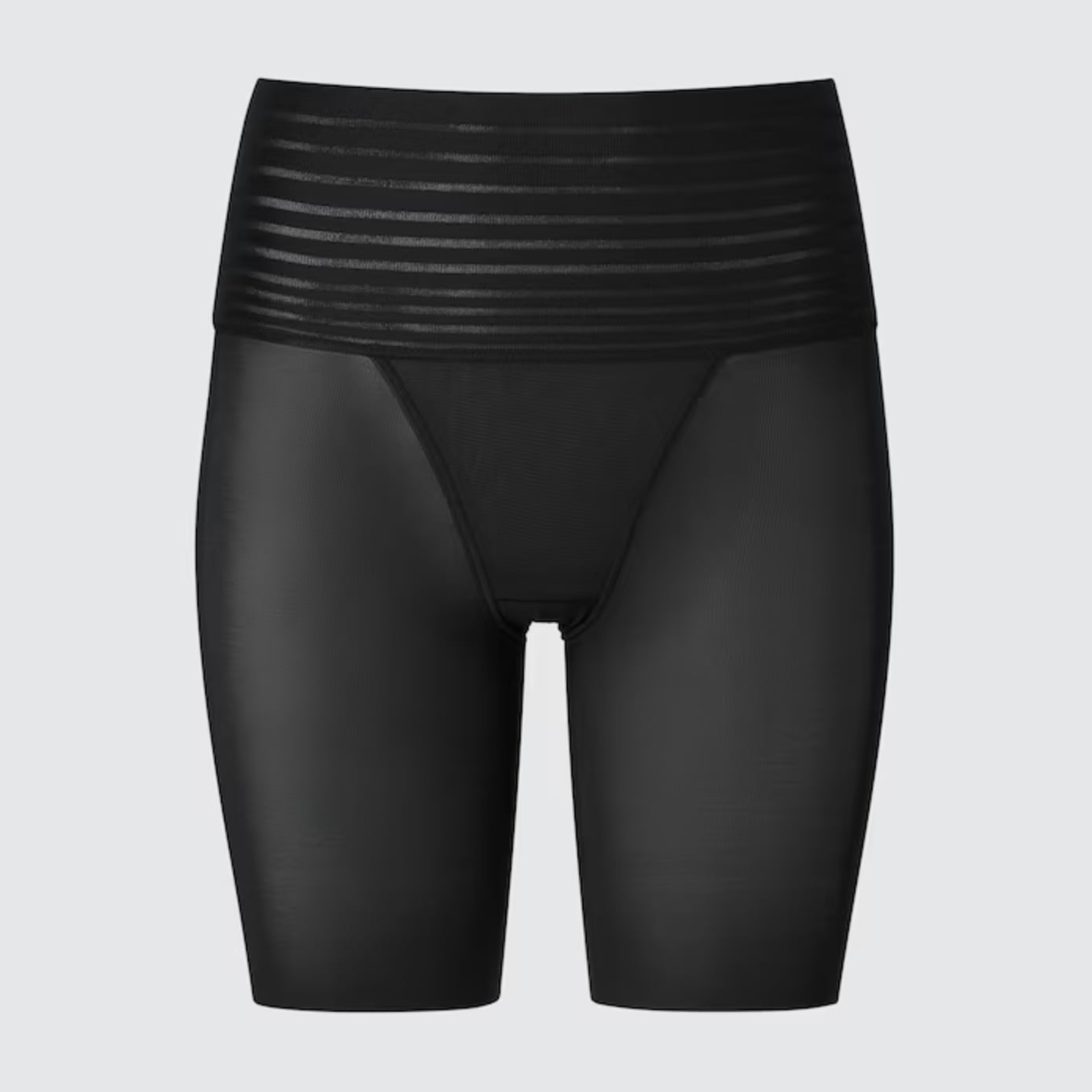 Uniqlo AIRism Smooth Body Shaper Unlined Half Shorts in Black ($15
