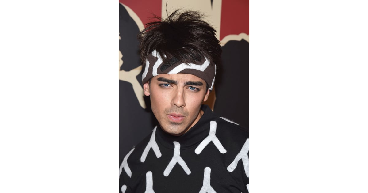 Joe Jonas as Derek Zoolander Heidi Klum's Halloween Party 2014
