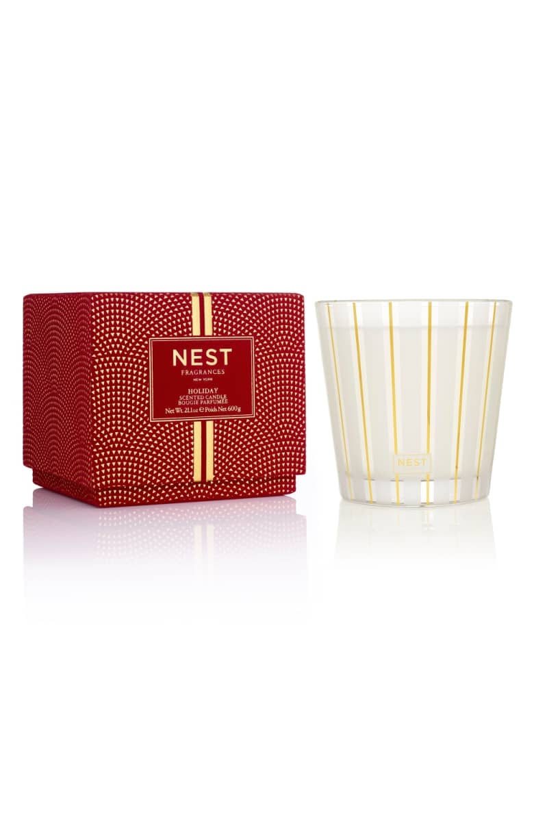 A Festive Fragrance: Nest Holiday 3-Wick Candle