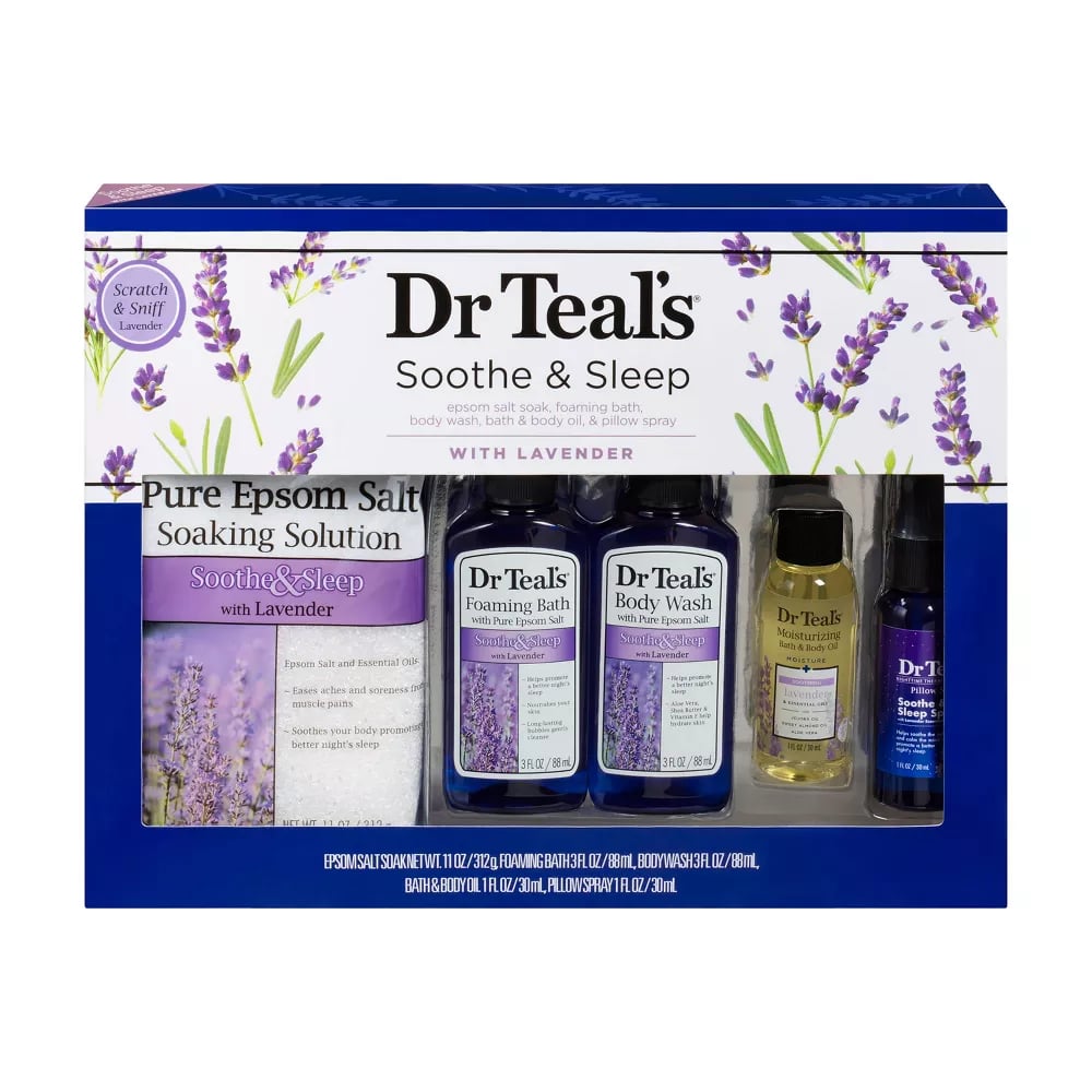For the Wellness Enthusiast: Dr Teal's Lavender Regimen Bath and Body Gift Set