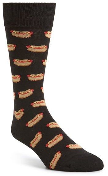 Hot Sox "Hot Dogs" Socks ($12)