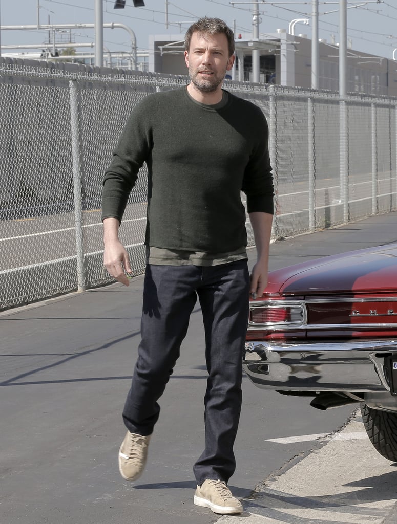 Ben Affleck With Gray Hair in LA March 2016 Pictures