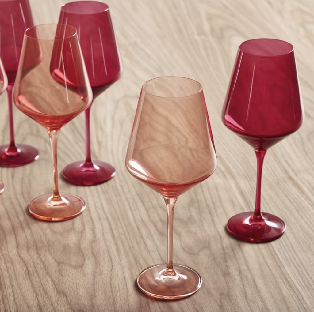 Beautiful Glassware: Estelle Colored Glass Two-Tone Wine Glasses