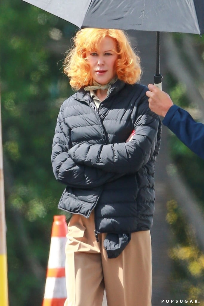 Nicole Kidman as Lucille Ball on Being the Ricardos Set