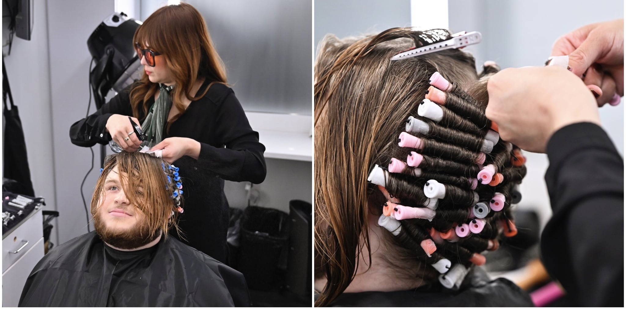 Chris Scott gets a perm for "The Tonight Show With Jimmy Fallon."