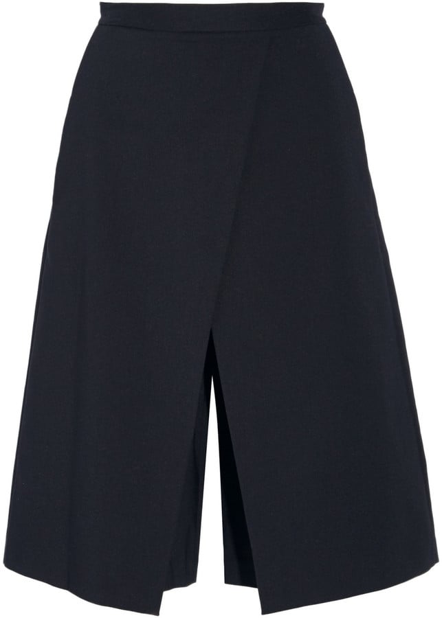 Tibi City Layered Stretch Cotton-Blend Twill Culottes ($395)