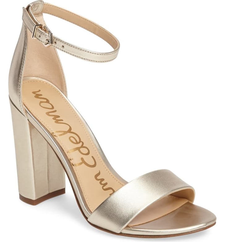 sam edelman yaro heels gold