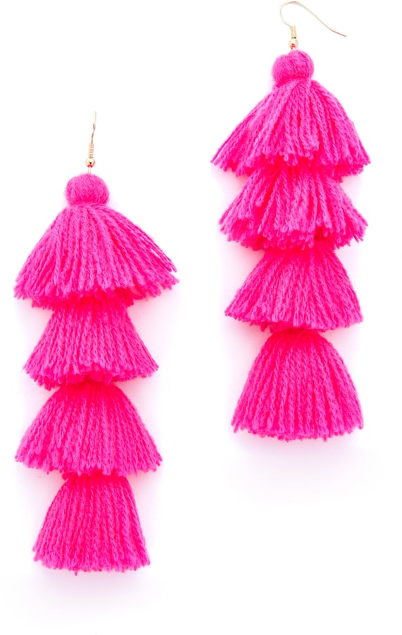 You simply can't have a bad day when you have these Misa tassel earrings ($96) on.