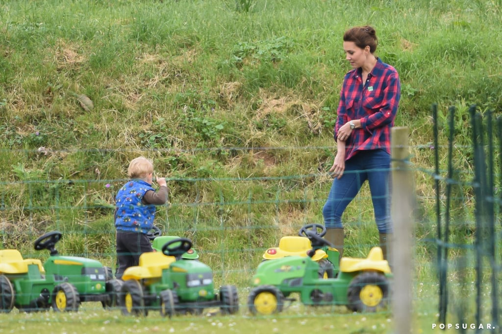 Kate Middleton and Prince George at the Park 2015 Pictures