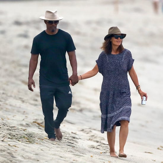 Katie Holmes and Jamie Foxx Hold Hands on the Beach