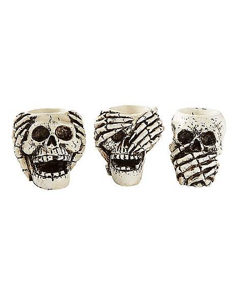 Skull Candle Holders