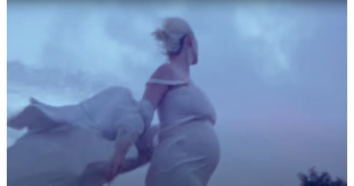 See Katy Perry's White Lace Dresses in "Daisies" Music ...