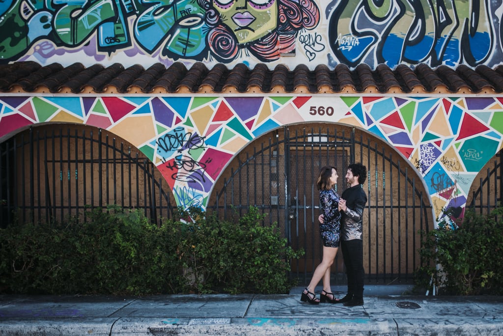 Engagement Photos at Wynwood Walls