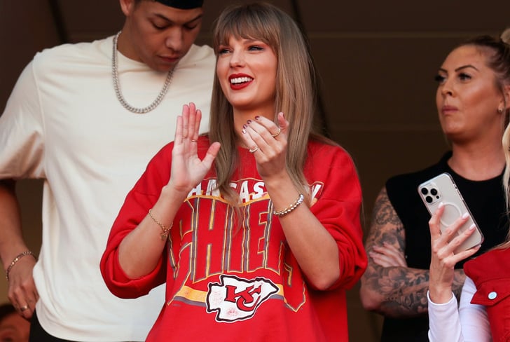 Taylor Swift Red Nike Air Force 1s With Travis Kelce