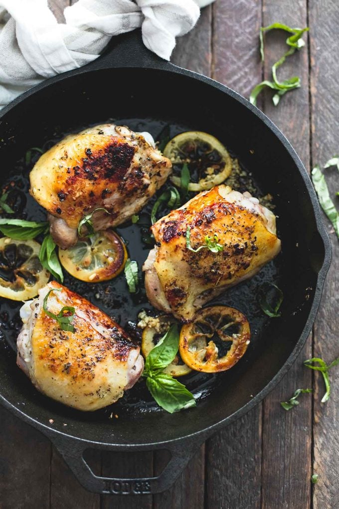 Skillet-Roasted Lemon Chicken