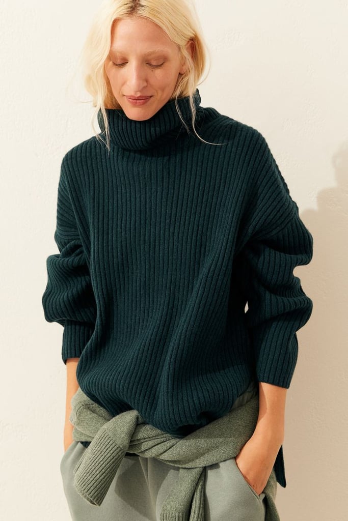 H&M Ribbed Turtleneck Sweater | TikTokers Are Sharing Their Dream ...