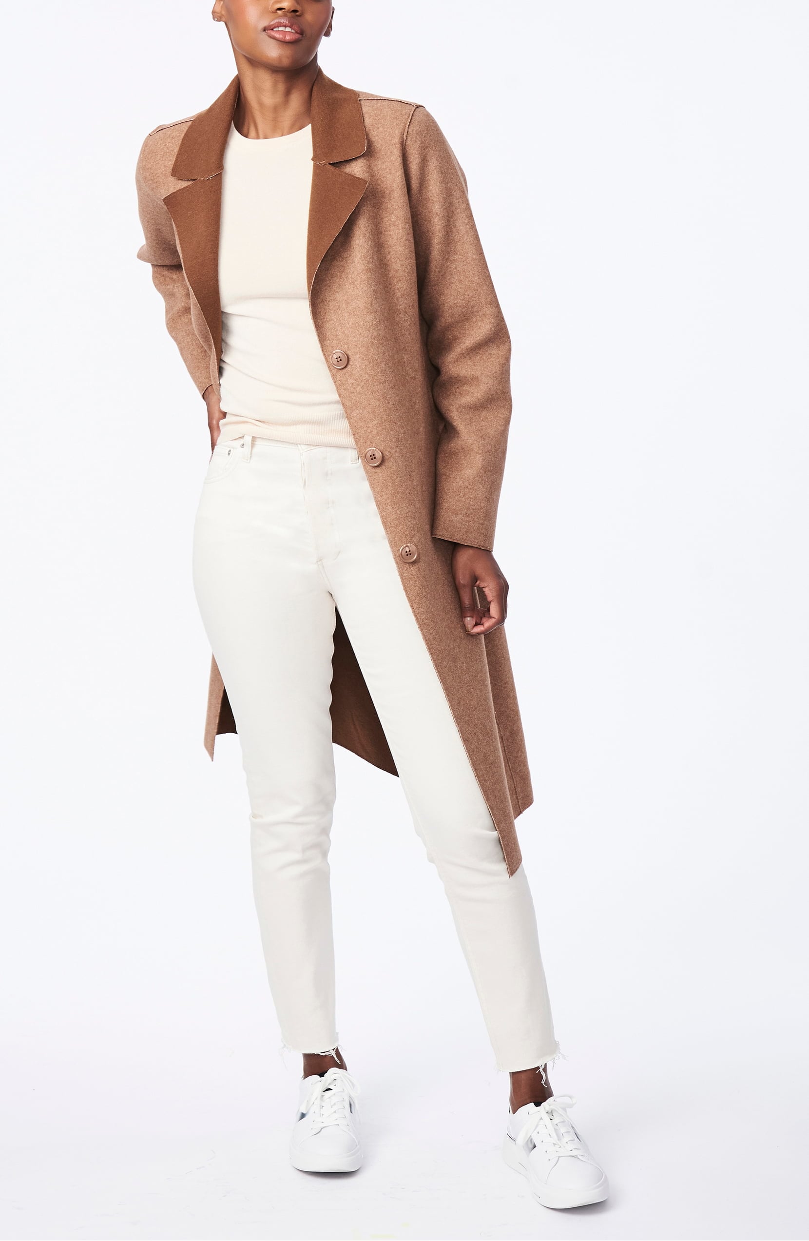 bernardo long coat