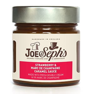 Strawberry & Marc de Champagne Caramel Sauce ($8)