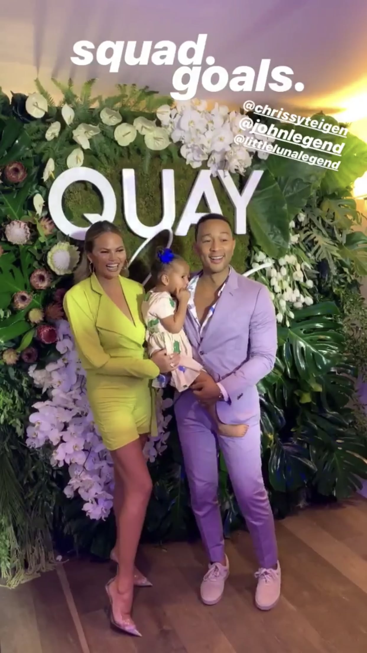 Chrissy Teigen John Legend Family At Quay Launch Photos 2019 Popsugar Celebrity