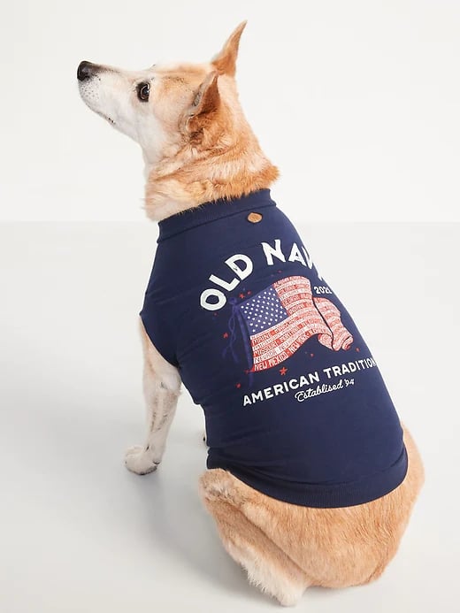 Old Navy Printed Jersey Tee for Pets — American Flag 2021