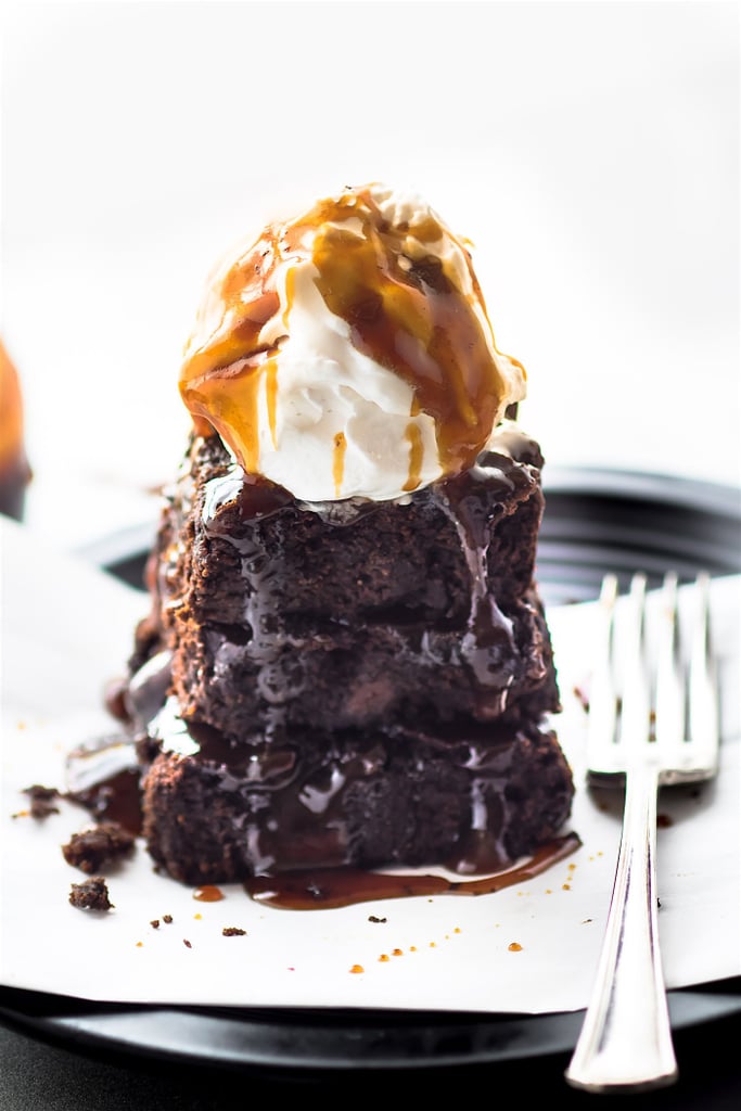 One-Bowl Vegan Chocolate Caramel Brownies